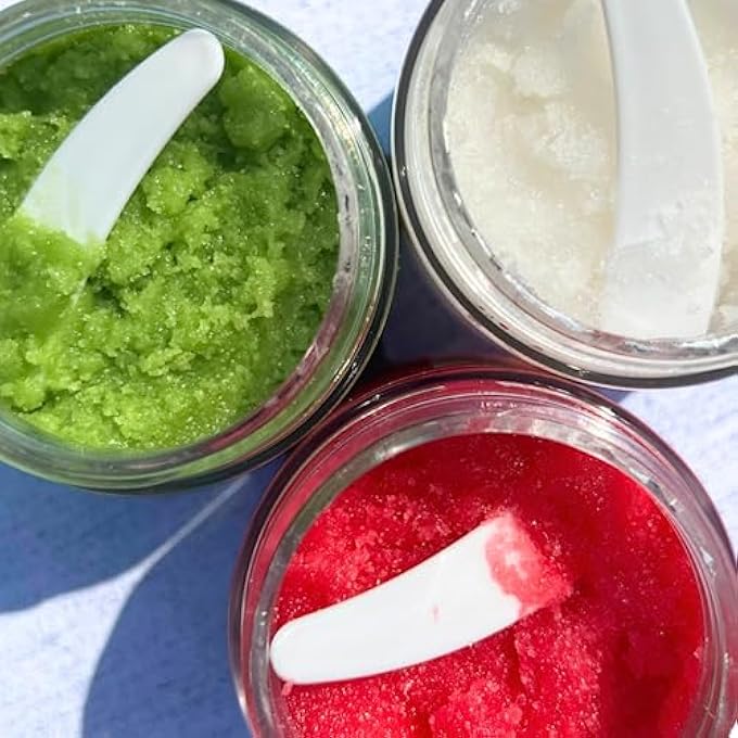 spascriptions FRUIT GLOW- COCONUT SUGAR + LACTIC ACID EXFOLIATING FACIAL POLISH WITH VITAMINS A, C & E 4 OZ - Image 4